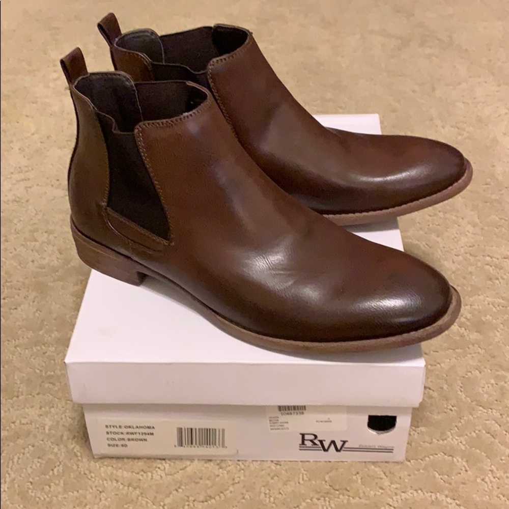 New Robert Wayne Oklahoma Chelsea Boots Size 9